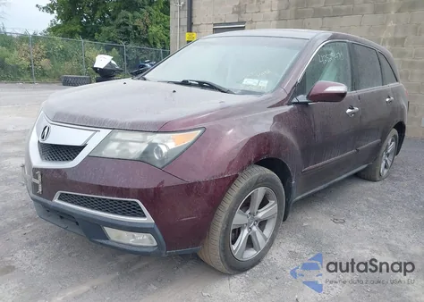 2011 Acura Mdx Technology Package from USA, damaged, VIN 2HNYD2H66BH533099